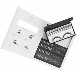 Künstliche Wimpern, DIY Wimpernverlängerung Starter Kit mit Bonder, Versiegelung, Entferner, Applikator - Fantasy (Künstliche Wimpern)