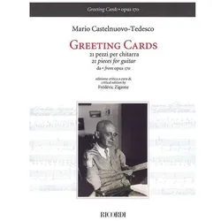 Greeting Cards - 21 pezzi per chitarra, Fachbücher
