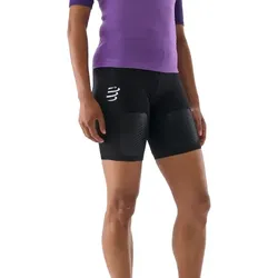 Compressport Damenlaufhose Running Under Control Short Women - schwarz / 0