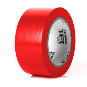 AMPERE Bodenmarkierungsband Traffic Tape, 10773, rot, 50mm x 33m