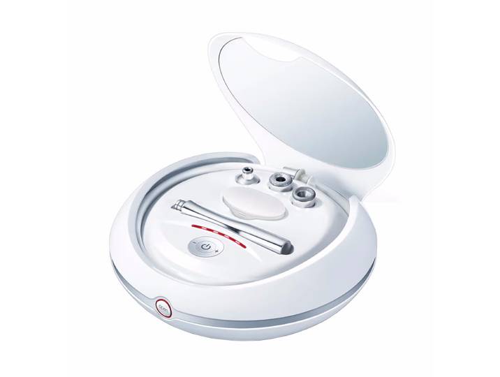 Beurer Mikrodermabrasion Pureo Derma Peel FC 100 Porenreiniger – Gesichtsreinigungsgerät/Hautpflege – weiss