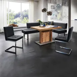 Komfort & Wohnen Eckbank Spider Stoff Schwarz