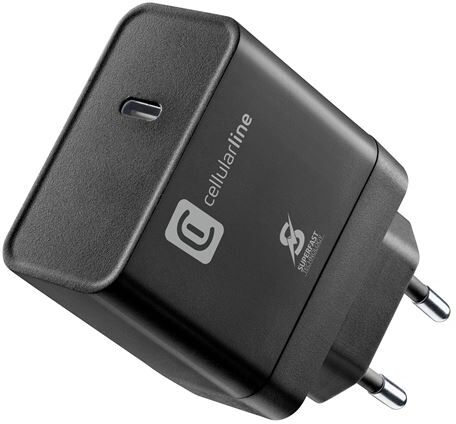 Carregador USB-C Cellular Line - 45W - Preto
