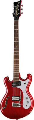 Danelectro 66BT Transparent Red Transparent Red