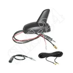 Universal DAB+ - AM/FM aktiv CAR KFZ Shark Dachantenne Radio Antenne + 2 x 5 ...
