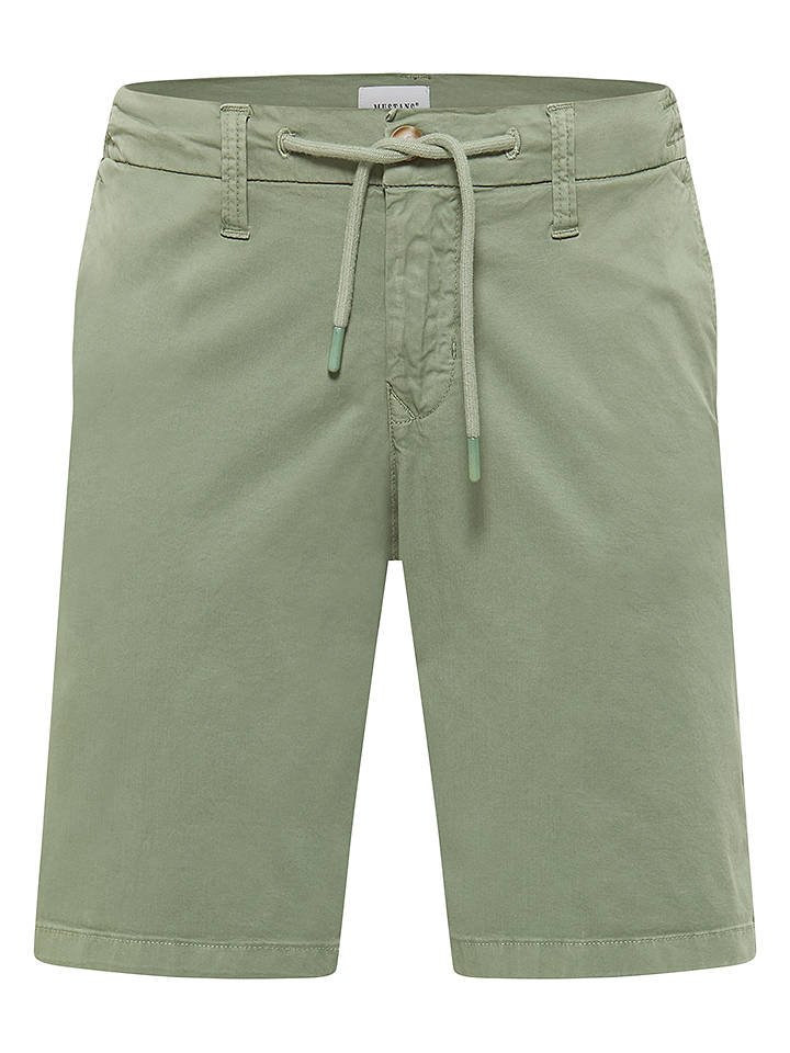 Mustang Chinoshorts "Portland" in Grün - W30