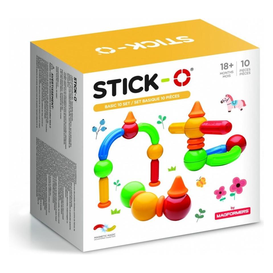 Magformers Magnetic blocks Stick-O Basic 10 elements 901001 (005-901001)