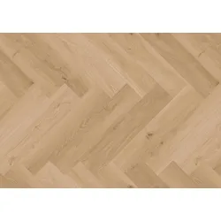 JOKA LVT Designboden DESIGN 555 Oak Blond EIR Wooden Styles Herringbone zum Verkleben (Dryback) 15,24x76,2 cm Paket à 3,484 m2