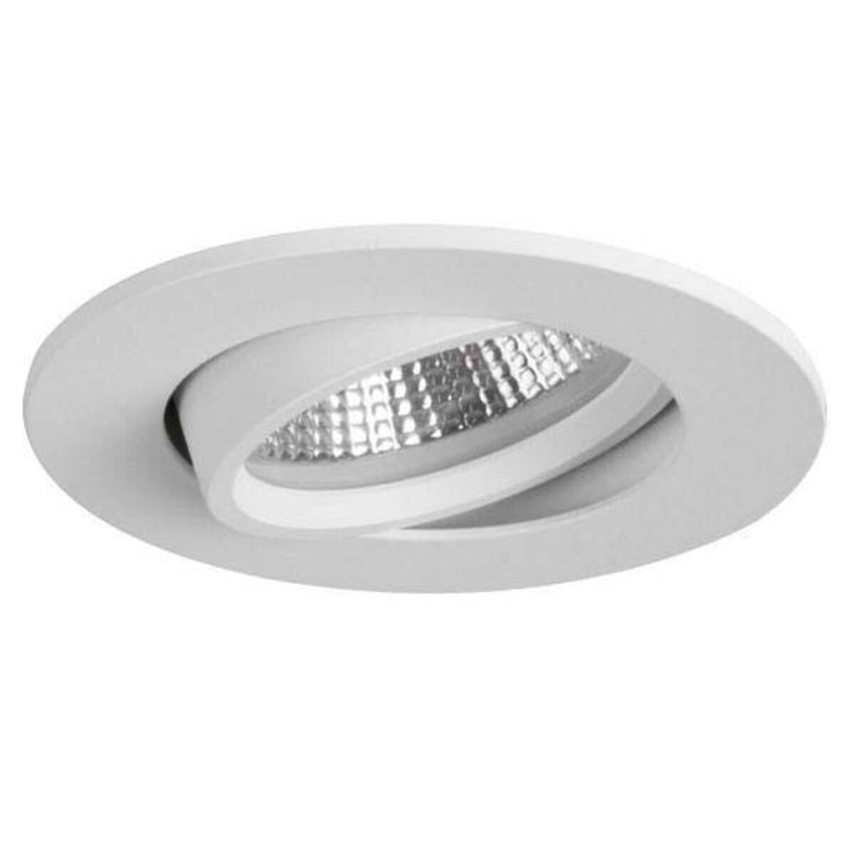BRUMBERG BRUM LED inbouwspot 6W wit, 500lm, 3000K, kantelbaar, IP20, diameter 68mm