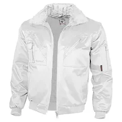 Pilotenjacke 4in1 einfarbig - S - Weiß