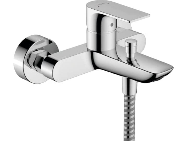 hansgrohe Badarmatuur Rebris E, opbouw badkamerkraan voor 2 functies, chroom