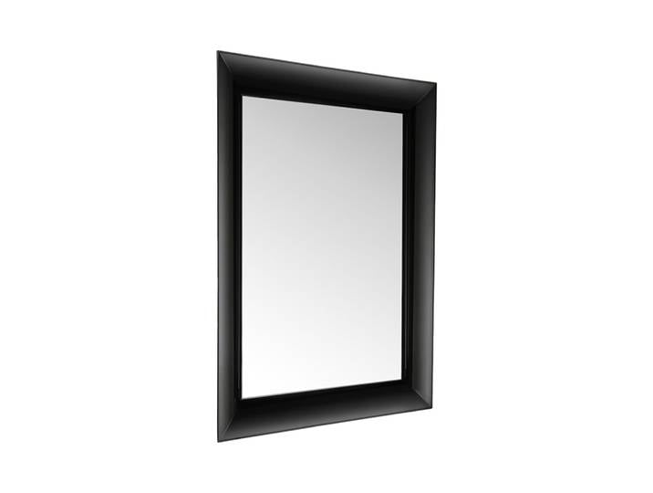 KARTELL miroir mural FRANÇOIS GHOST grand Francois Ghost (Noir brillant - Polycarbonate coloré dans la masse)