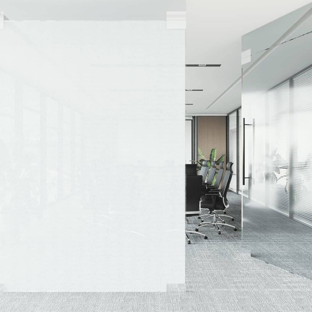 vidaXL Self-adhesive Window Film Réglable blanc givré PVC