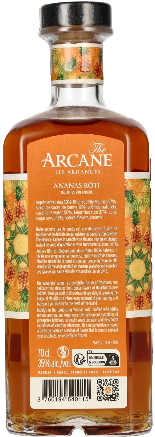 Arcane Rum The Arcane Arrangé ANANAS RÔTI 35% Vol. 0,7l