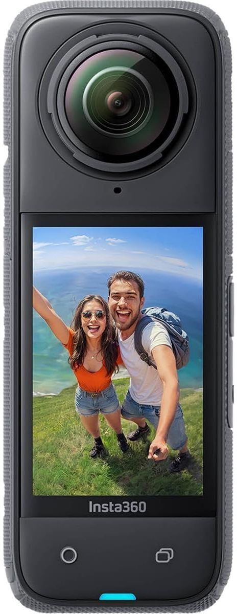 Insta360 X4-8K Waterproof 360 Action Camera, 4K Wide-Angle Video, Removable Lens Guards, 135 Min Battery Life, AI Editing, New