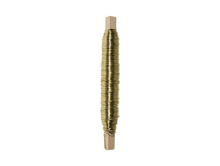 Glorex Wickeldraht Goldfarben 0.5 mm 50 m