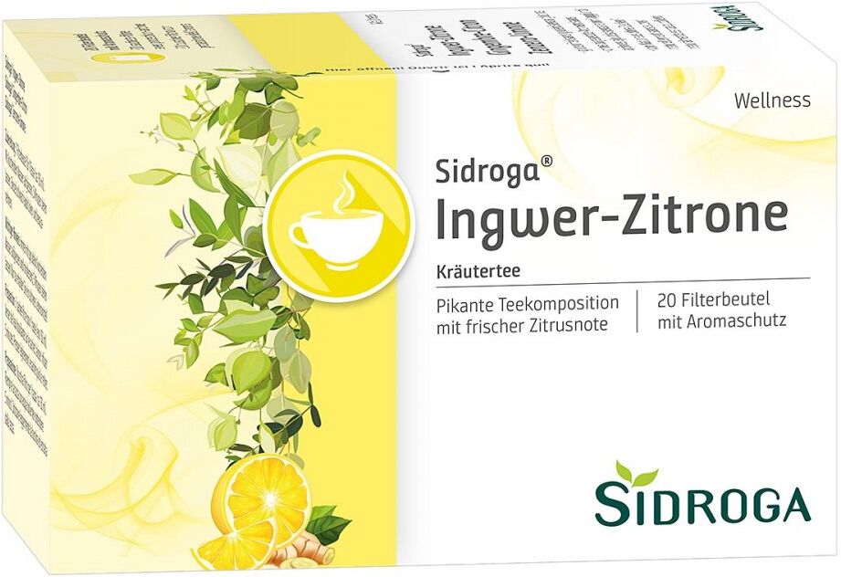Sidroga Wellness Ingwer-Zitrone Tee Filterbeutel