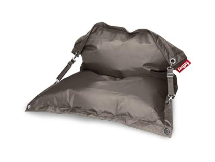 Fatboy Buggle-up Sitzsack - 185 x 137cm - Taupe Anpassbarer Einzel, & Doppel-Relaxsessel, Leicht zu Reinigen, Sitzsack Erwachsene Drinnen & Draußen, Polyester Lesesessel