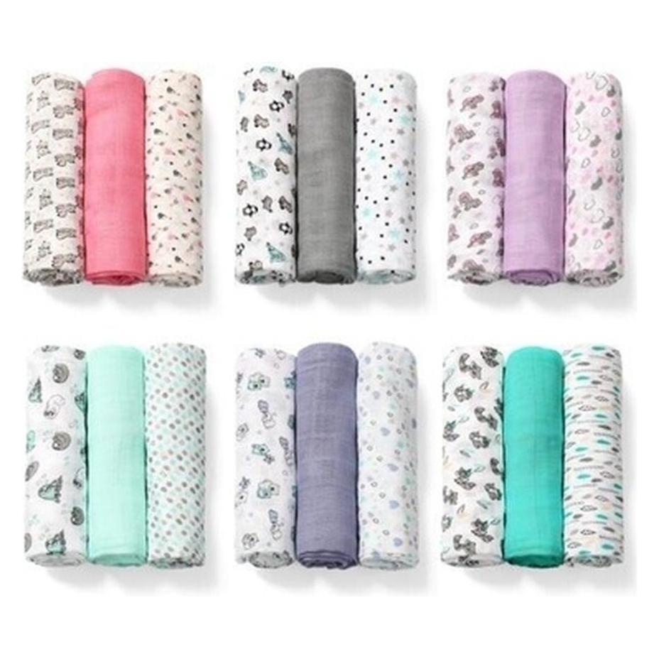 Babyono Windeln aus natürlichen Bio-Bambusfasern, graue Farbe (70 x 70 cm) (5409749)