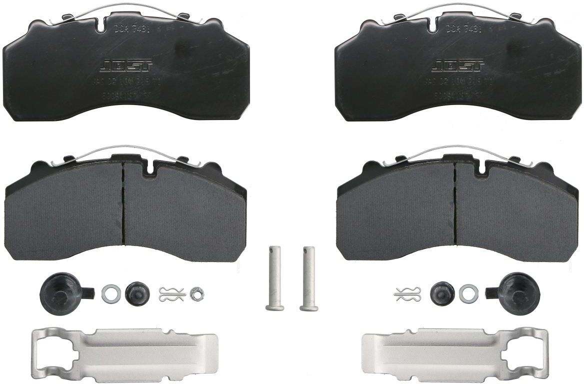 Jost Set di pastiglie freno JAE0250421020