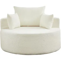 SESSEL aus Chenille-Schaumstoff, ohne Montage und modular kombinierbar