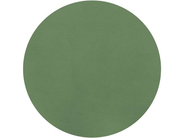 ZICZAC Tischset Togo grün Kunstleder Rund B 38 cm - Tischset