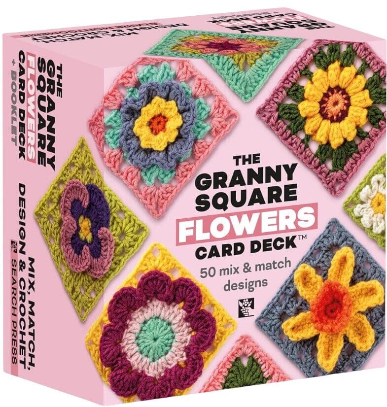 The Granny Square Flowers Card Deck: 50 Mix and Match Designs by Claire Montgomerie - Non Fiction - Hardback Search Press Ltd