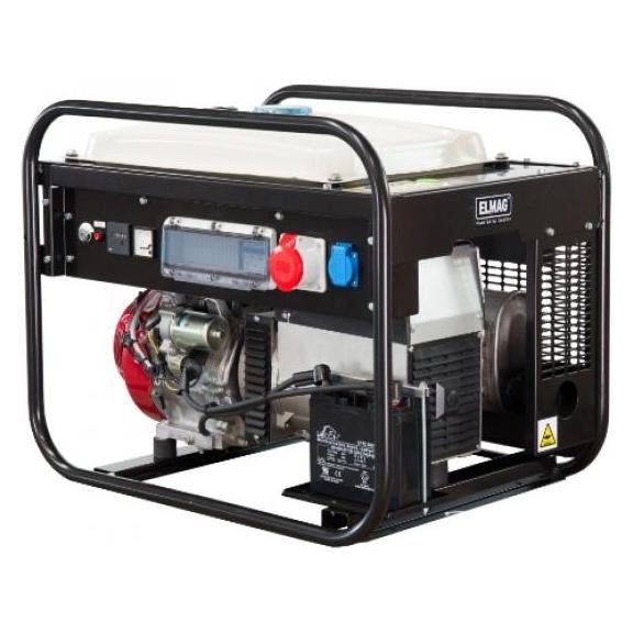 Elmag - Stromerzeuger SEBS 7500WD/25-AVR mit HONDA-Motor GX390 (semi-schallgedämmt) mit AVR-Regelung (7200 W, 25 l) (53152)