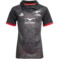 adidas Maori Neuseeland All Blacks Heimtrikot Kinder JM0152 - all black 164