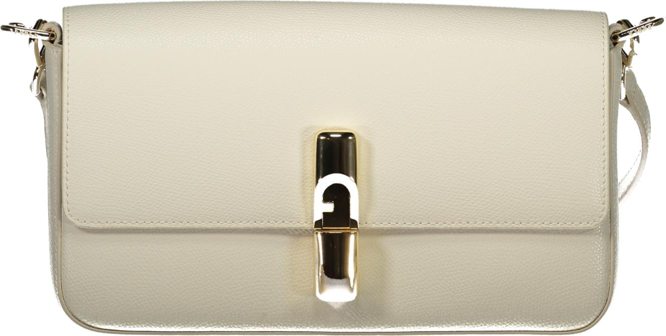 Elegante Weiße Damentasche mit Abnehmbarem Schultergurt & Innentasche
