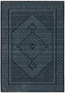 Style Haven Caiden Global Center Medallion Blue/Teal Area Rug