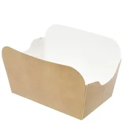 Greenuso MONOUSO - KraftKarton-Verpackung für Kebab Sandwich 11,5x7,5cm (25 Stück)