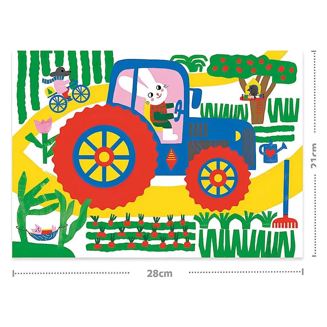 Djeco Scratchbilder Fahrzeuge entdecken (5400040)