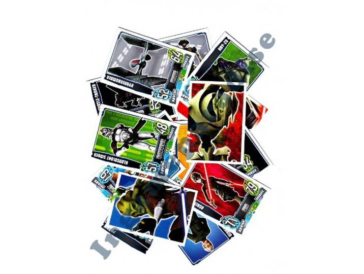 Force Attax Clone Wars Serie 4 Alle Baiskarten (Komplettset 192 Karten) deutsch u.a.