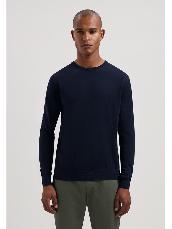 DSTREZZED Wollpullover in Dunkelblau - XL