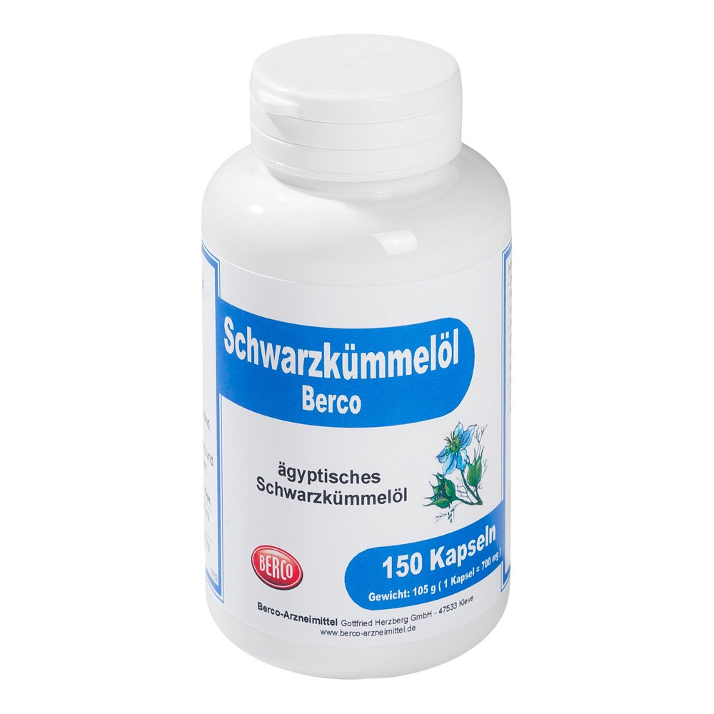 Berco-ARZNEIMITTEL Schwarzkümmelöl Berco Kapseln 02417796