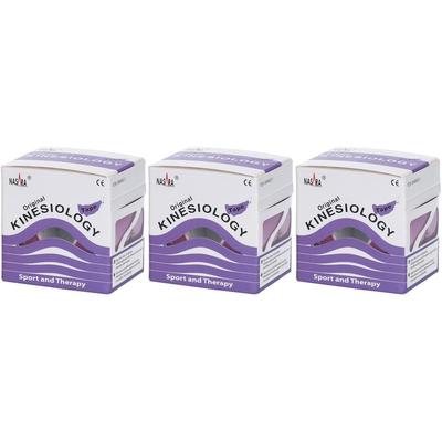 Kinesiologie Tape 5 cmx5 m lila x3 3x1 St Verband