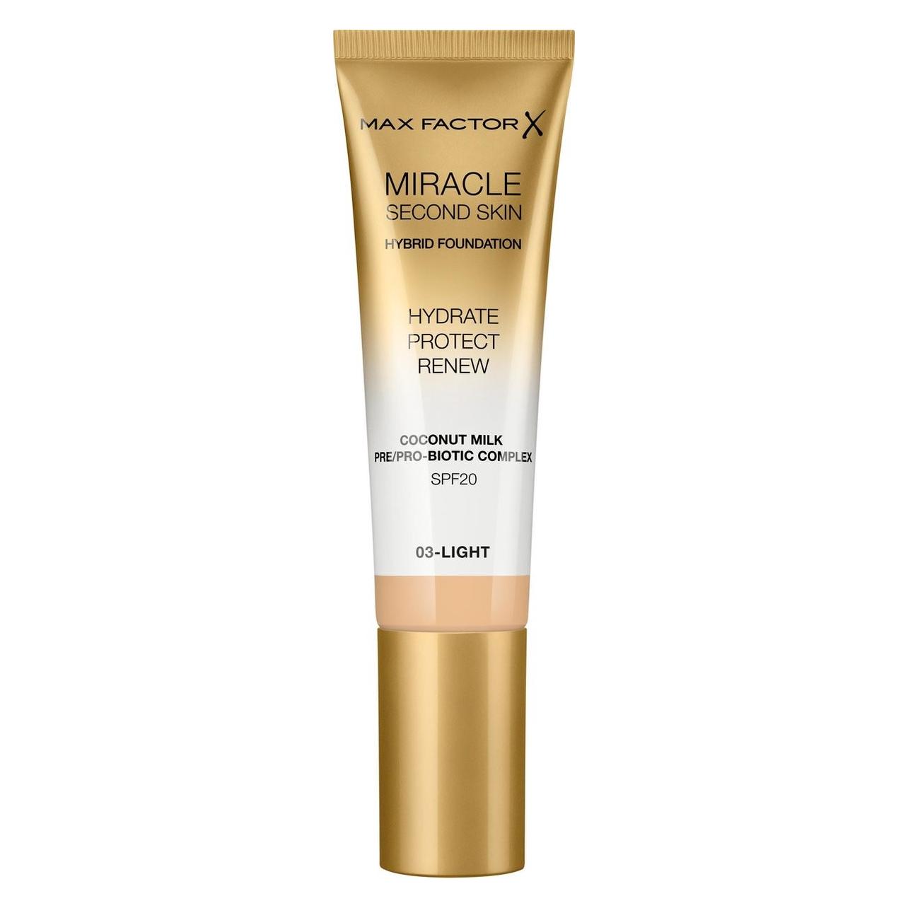 Max Factor Miracle Second Skin (03 Light) (3614229764765)