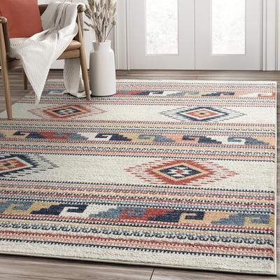 Abani Rugs Abani Rug Sedona Southwestern Diamond Pattern Area Rug