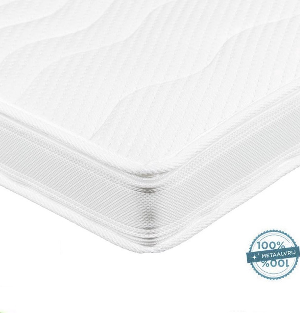 Orthopedische Topdek Matras Topper 3D Tencel Bamboe Hybrid, 180x200 cm, 12 cm dik