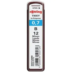 Dymo, Bleistiftminen, Feinminen (12 Stk., 0.70 mm, B)