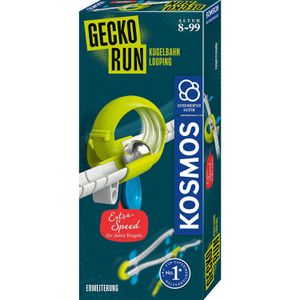 Kosmos Murmelbahn-Erweiterung 620974 Gecko Run Looping, ab 8 Jahre, mit Looping, Brücke und Schienen
