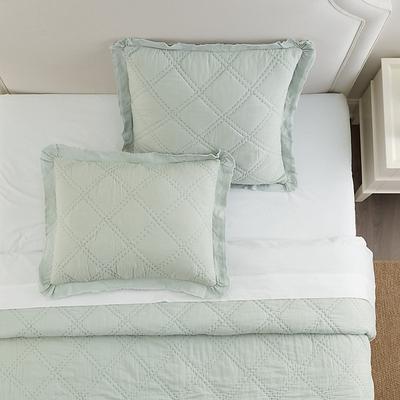 Geraldine Ruffled Sham - Euro - Ballard Designs