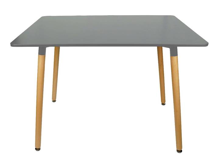 Grauer Esstisch BERGEN 140x80 cm