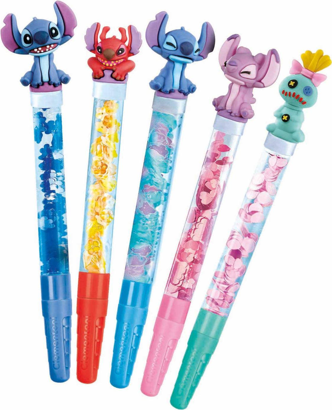 Clementoni IDEA pen lab Disney Stitch Kinderset voor nagels, Meerkleurig