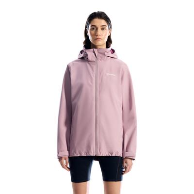 Funktionsjacke BERGHAUS "ROAM IA JKT AF", Damen, Gr. L, rosa (alpine haze), Obermaterial: 100% Polyester. Futter: 100% Polyester, Jacken Funktionsjacke, mit verstellbarer Kapuze, wasserdicht, atmungsaktiv