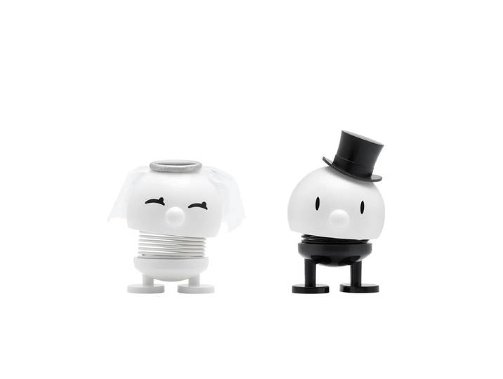 Hoptimist - Bride & Groom, klein / weiss
