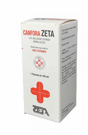 Zeta Farmaceutici Canfora Zeta 10% Soluzione Idroalcolica 100ml
