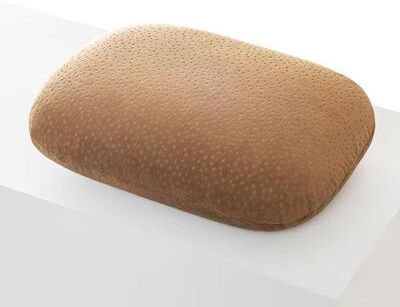 Inspired Finds Memory Foam Travel Neck Pillow Slow Rebound Cervical Support & Nap Cushion velvet(brown) 13.39x9.45in