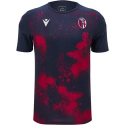 Macron, Herren, Fussballtrikot, Bologna Trikot 2024/25 (3XL), Blau, Rot